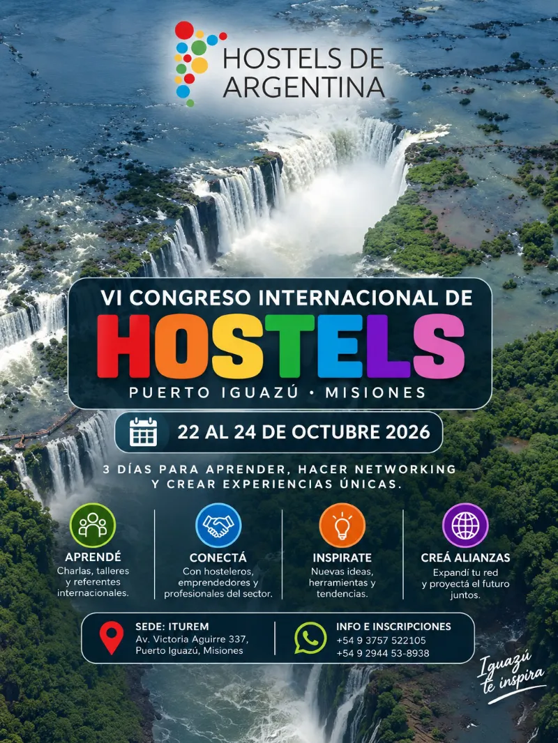 4° Congreso Internacional de Hostels de Argentina en Puerto Iguazú 4° Congreso Internacional de Hostels de Argentina en Puerto Iguazú